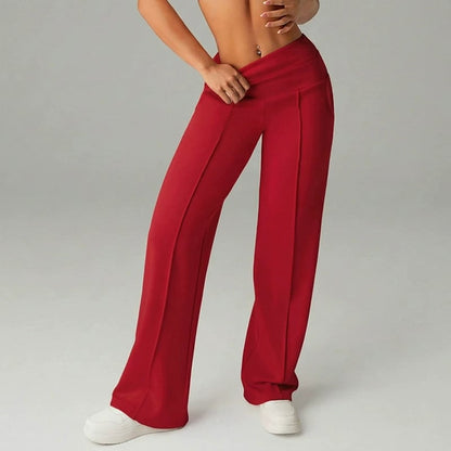 Tiworld® Women's High Waisted Wide Leg Yoga Pants - Tummy Control & Squat Proof Stretchy Lounge Leggings