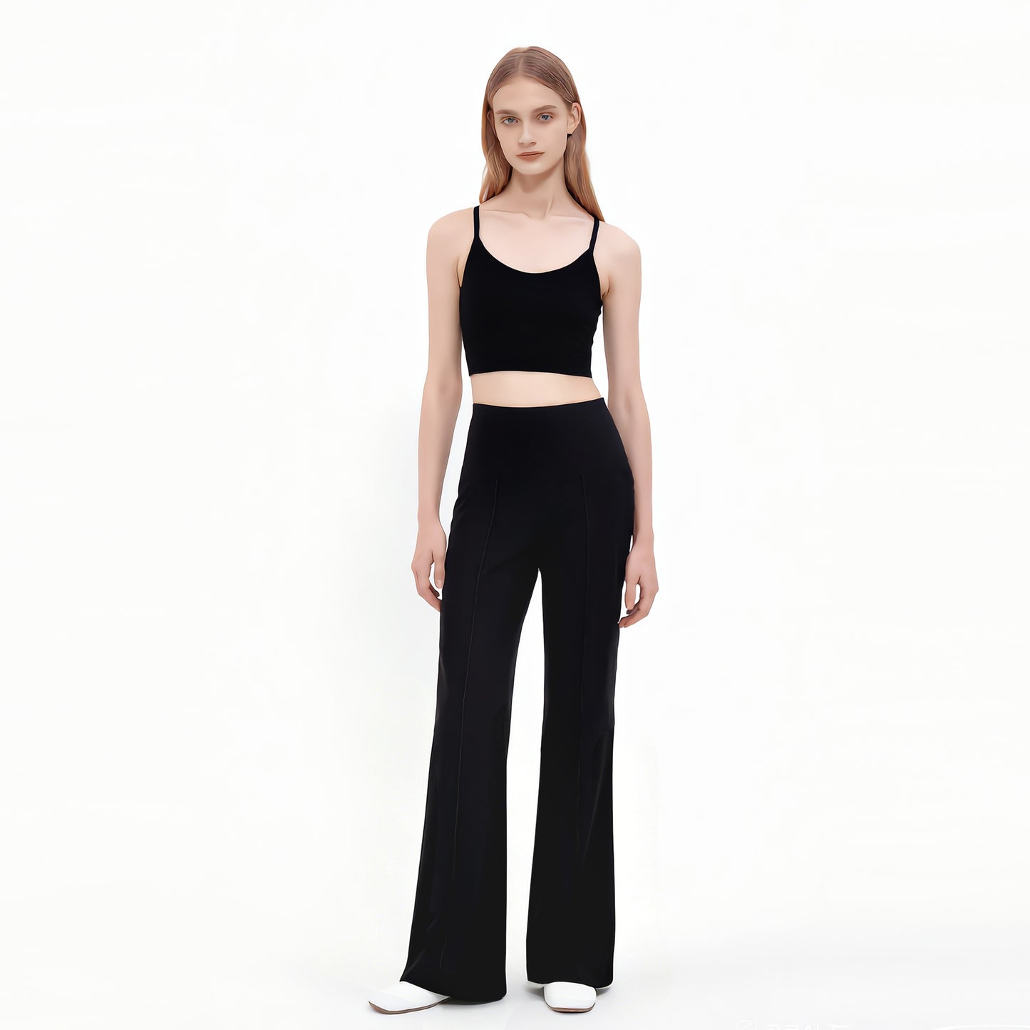 Tiworld® Women's High Waisted Wide Leg Yoga Pants - Tummy Control & Squat Proof Stretchy Lounge Leggings