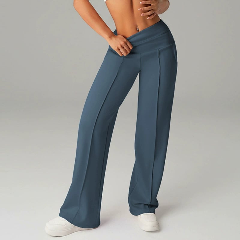 Tiworld® Women's High Waisted Wide Leg Yoga Pants - Tummy Control & Squat Proof Stretchy Lounge Leggings