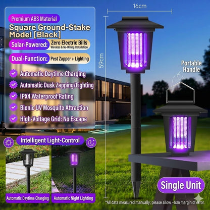 ⏰ Last Day! 2-in-1 Solar Bug Zapper & Waterproof Outdoor Path Light Bundle—Up to 50% Off! 🌧️❌