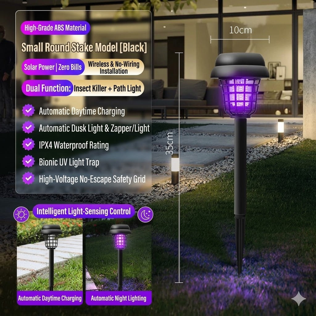 ⏰ Last Day! 2-in-1 Solar Bug Zapper & Waterproof Outdoor Path Light Bundle—Up to 50% Off! 🌧️❌