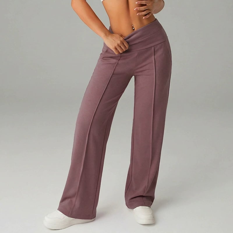 Tiworld® Women's High Waisted Wide Leg Yoga Pants - Tummy Control & Squat Proof Stretchy Lounge Leggings