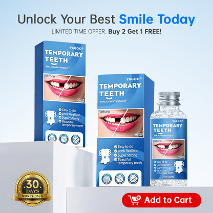 YAGOO® 3-Step Emergency Teeth Repair Kit (Natural White)
