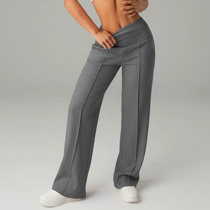 Tiworld® Women's High Waisted Wide Leg Yoga Pants - Tummy Control & Squat Proof Stretchy Lounge Leggings